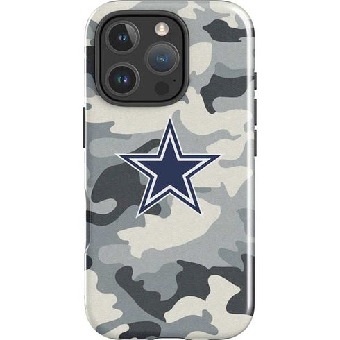NFL Dallas Cowboys Camo iPhone 16 Pro Max Impact Case